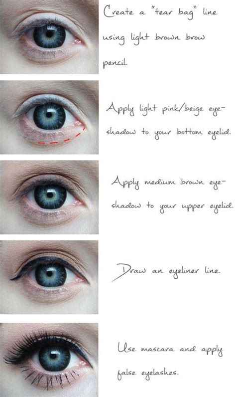 how to make fake eye bags